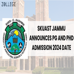 SKUAST Jammu Announces PG and PhD Admission 2024 Date